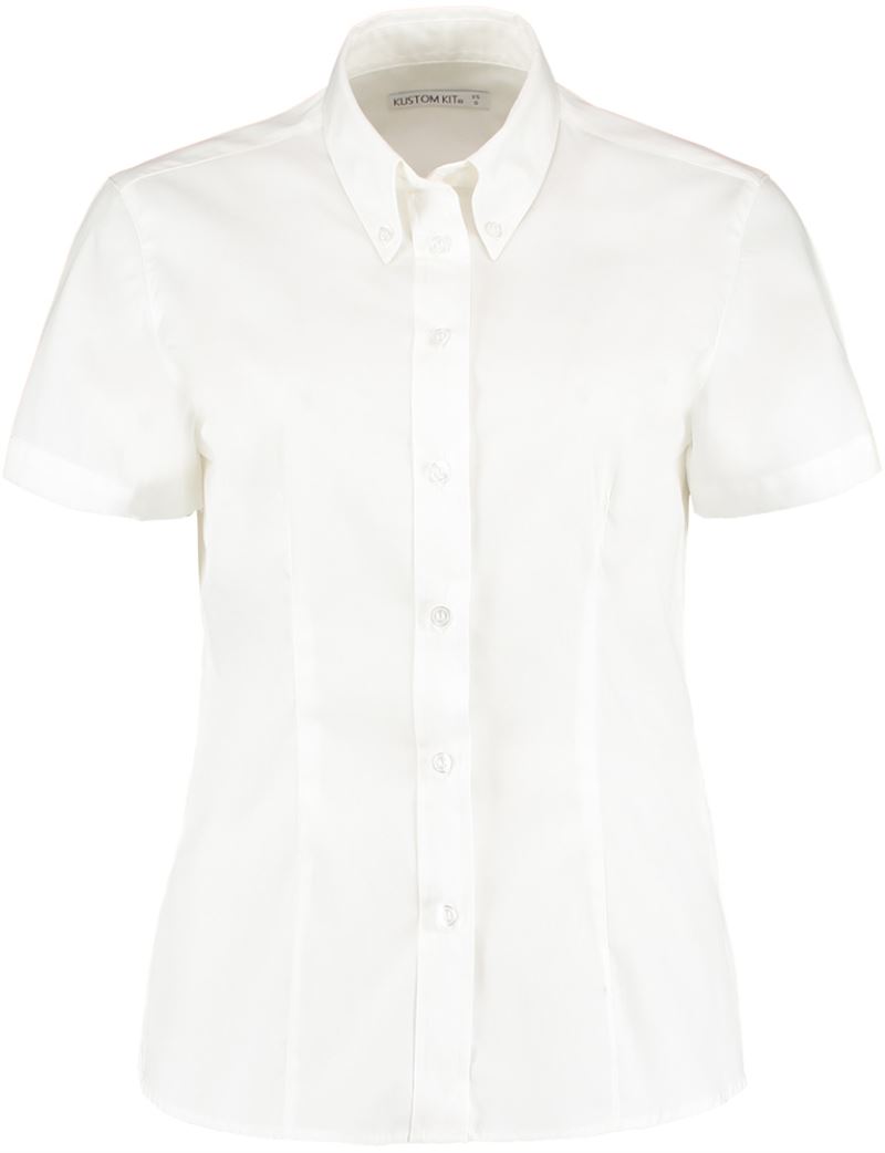 Halenka Oxford s krátkým rukávem - white