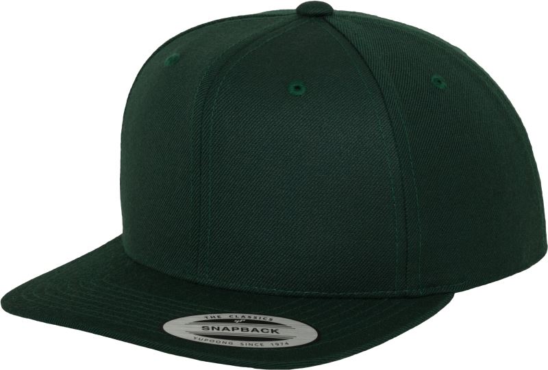 Levně 6 panelová Snapback kšiltovka - spruce