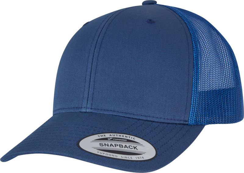 Levně 6 panelová vintage kšiltovka "Trucker" - light navy