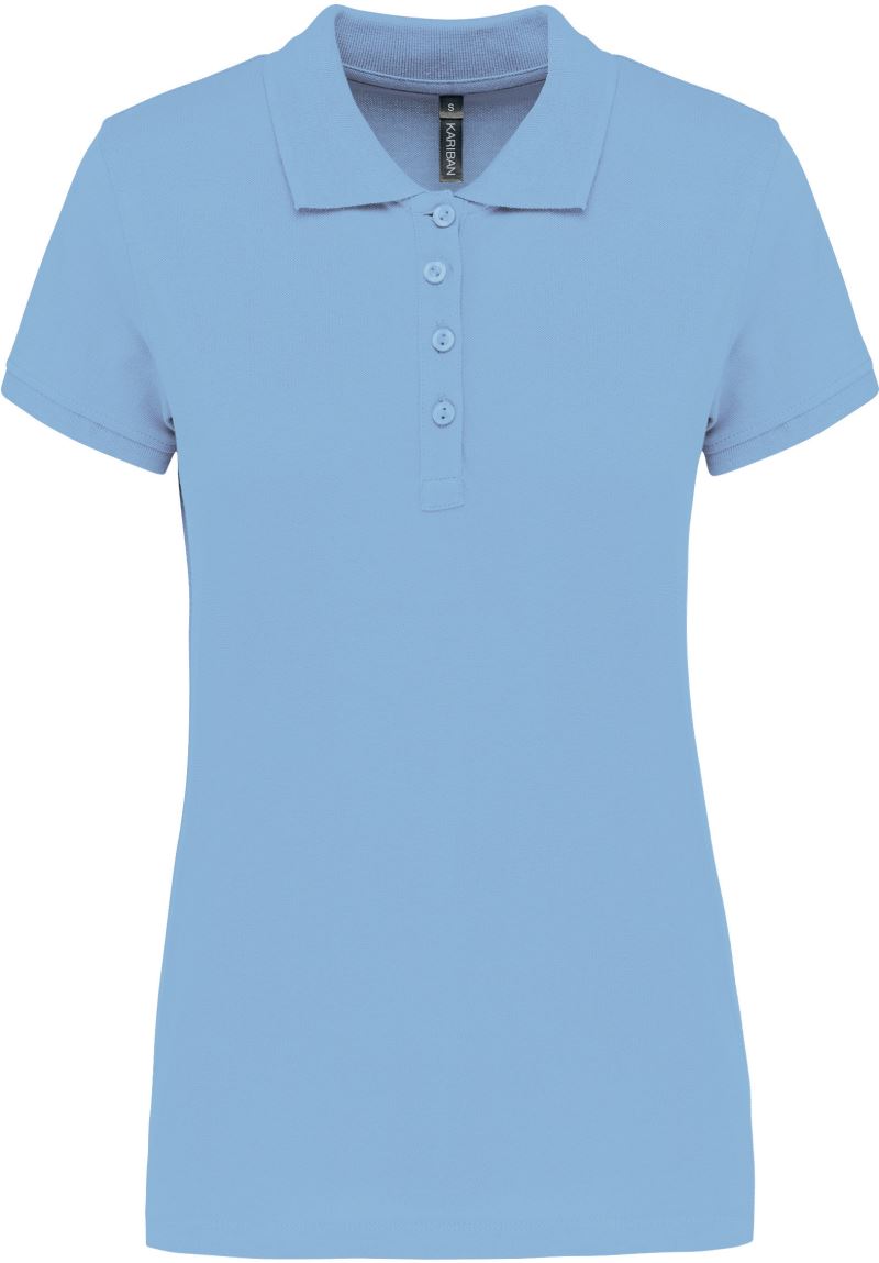 Dámské piqué polo - sky blue