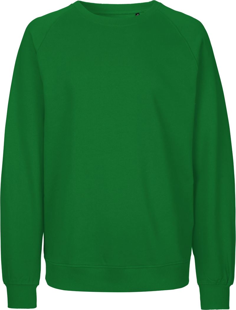 Levně Unisex raglánová mikina z bio bavlny - green