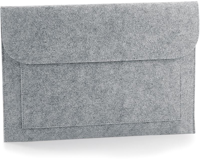 Plstěná taška na notebook - grey melange