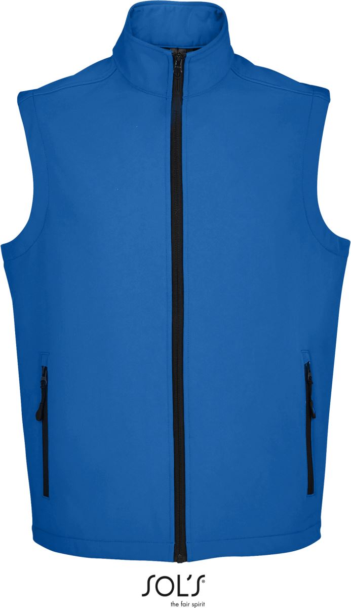 Levně Pánská 2-vrstvá softshellová vesta - royal blue