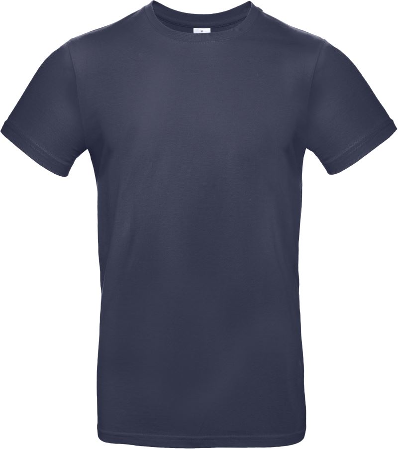 Levně Tričko z těžké bavlny - navy blue