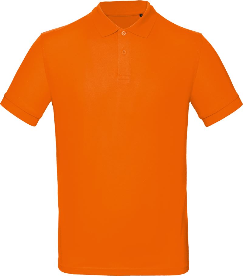 Pánské piqué polo z bio bavlny - orange