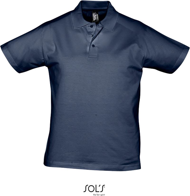 Levně Pánské žerzejové polo - french navy