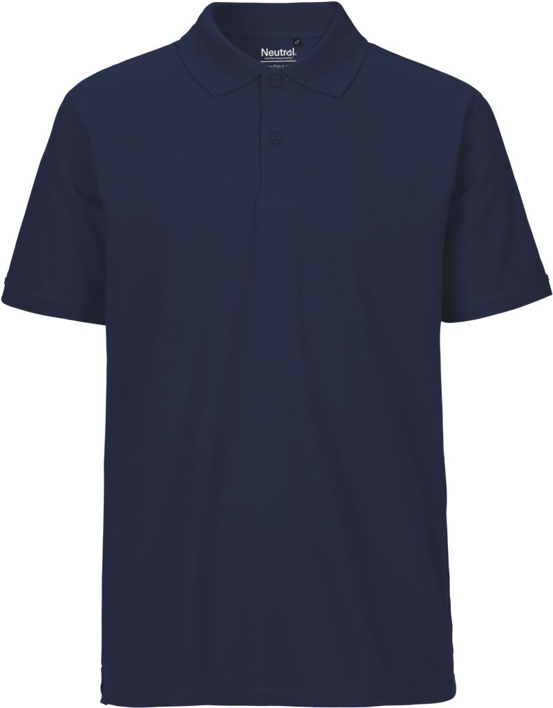 Levně Pánské piqué polo z bio bavlny - navy