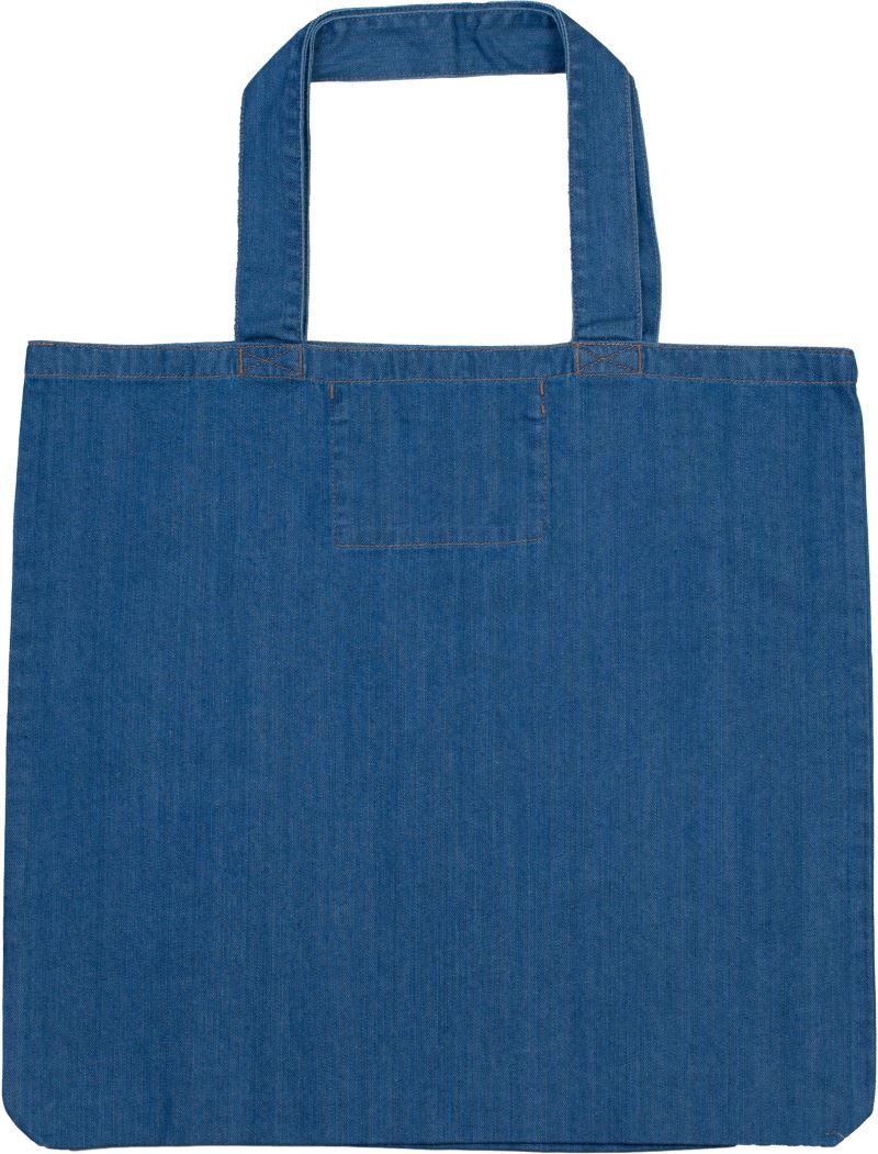 Levně Denim nákupní taška - denim blue