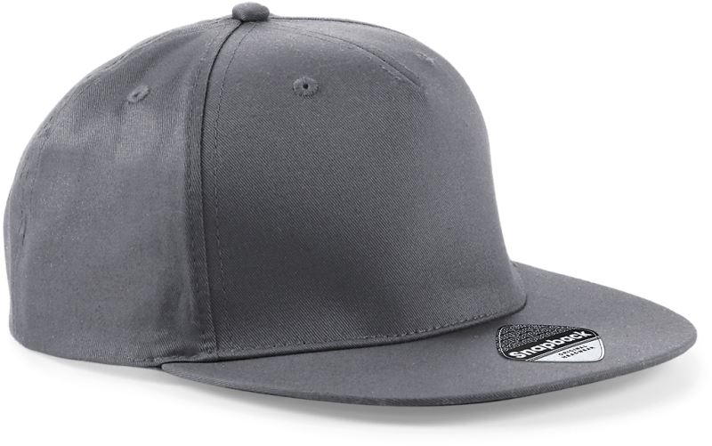 Levně 5 panelová Snapback kšiltovka - graphite grey