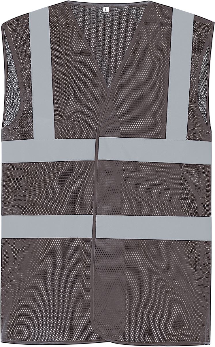 Levně Hi-Vis síťovaná bezpečnostní vesta - grey