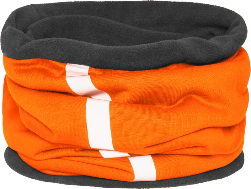 Levně Zimní nákrčník - bright orange/carbon