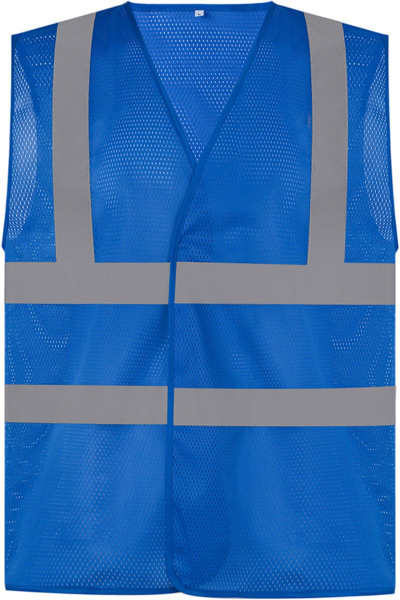 Hi-Vis síťovaná bezpečnostní vesta - royal blue