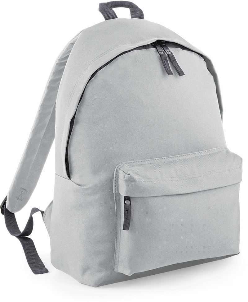 Levně Originální módní batoh - light grey/graphite grey