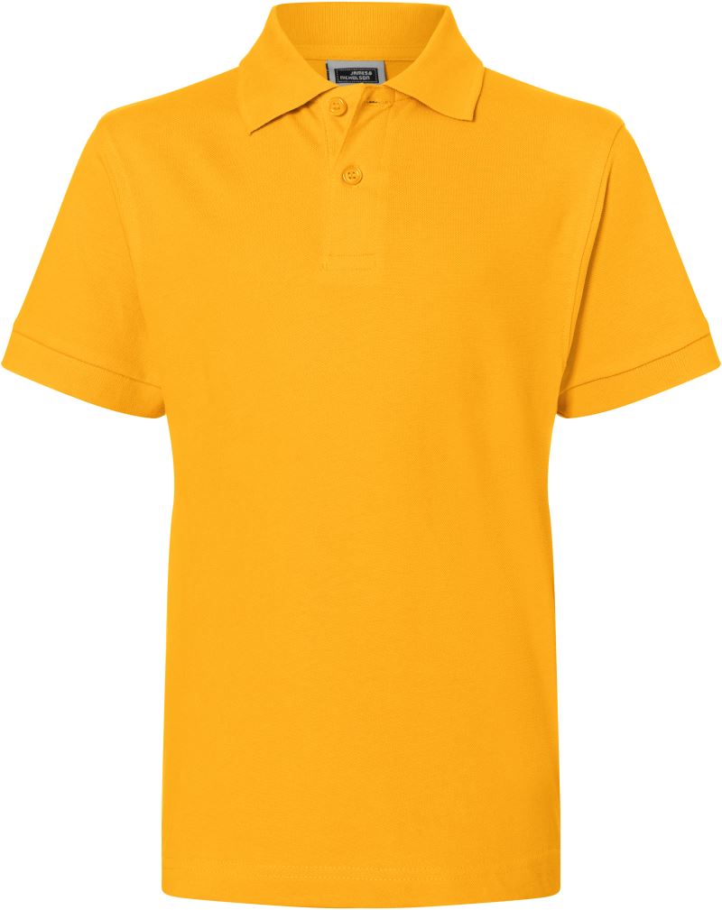 Levně Dětské piqué polo - gold yellow