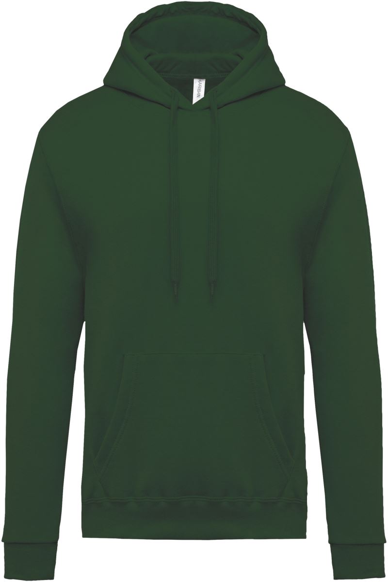 Levně Pánská mikina s kapucí - forest green