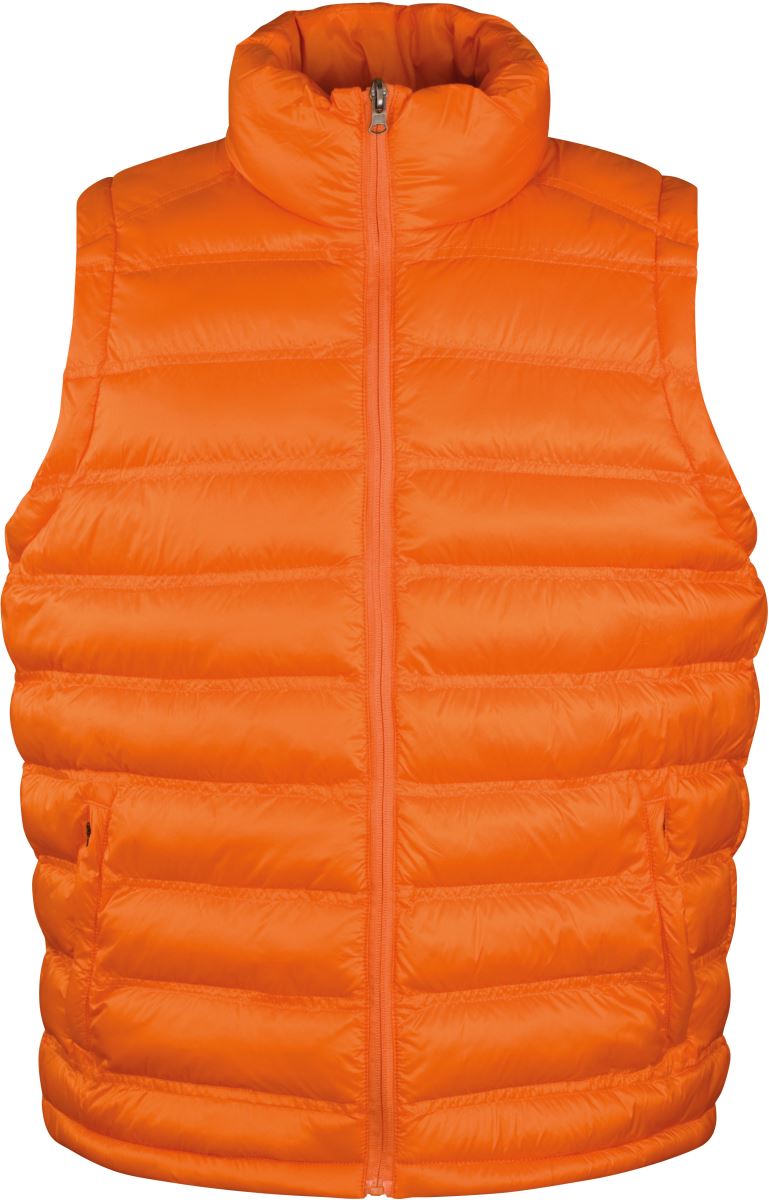 Levně Polstrovaná pánská vesta "IceBird" - orange