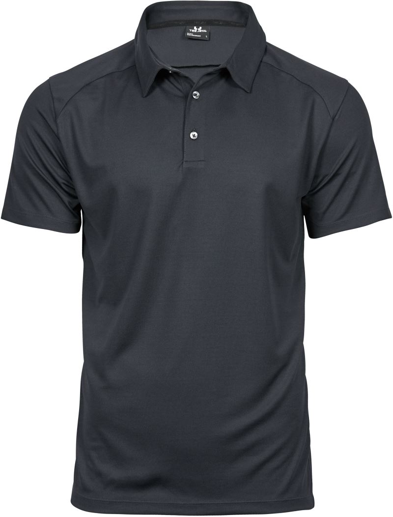 Levně Pánské luxusní sportovní polo - dark grey