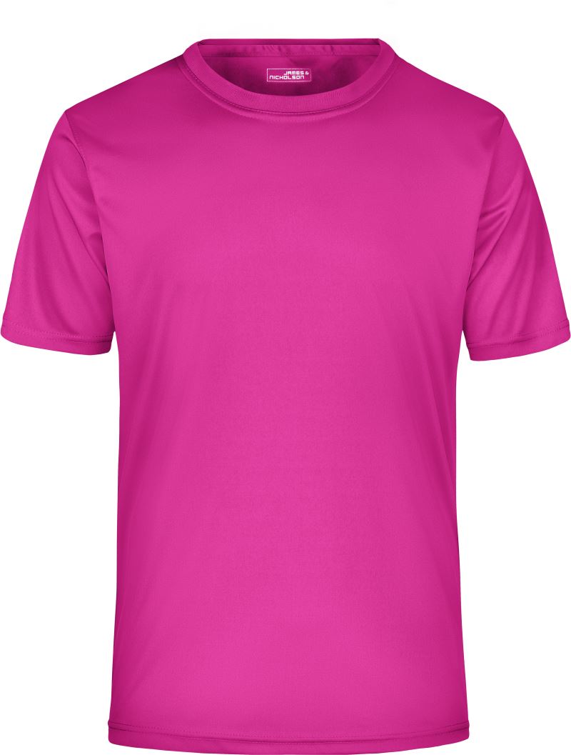 Levně Pánské žerzejové sportovní tričko - pink