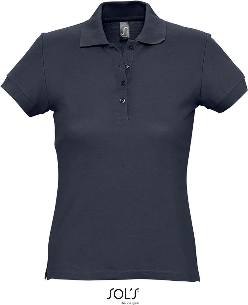 Levně Dámské piqué polo - navy