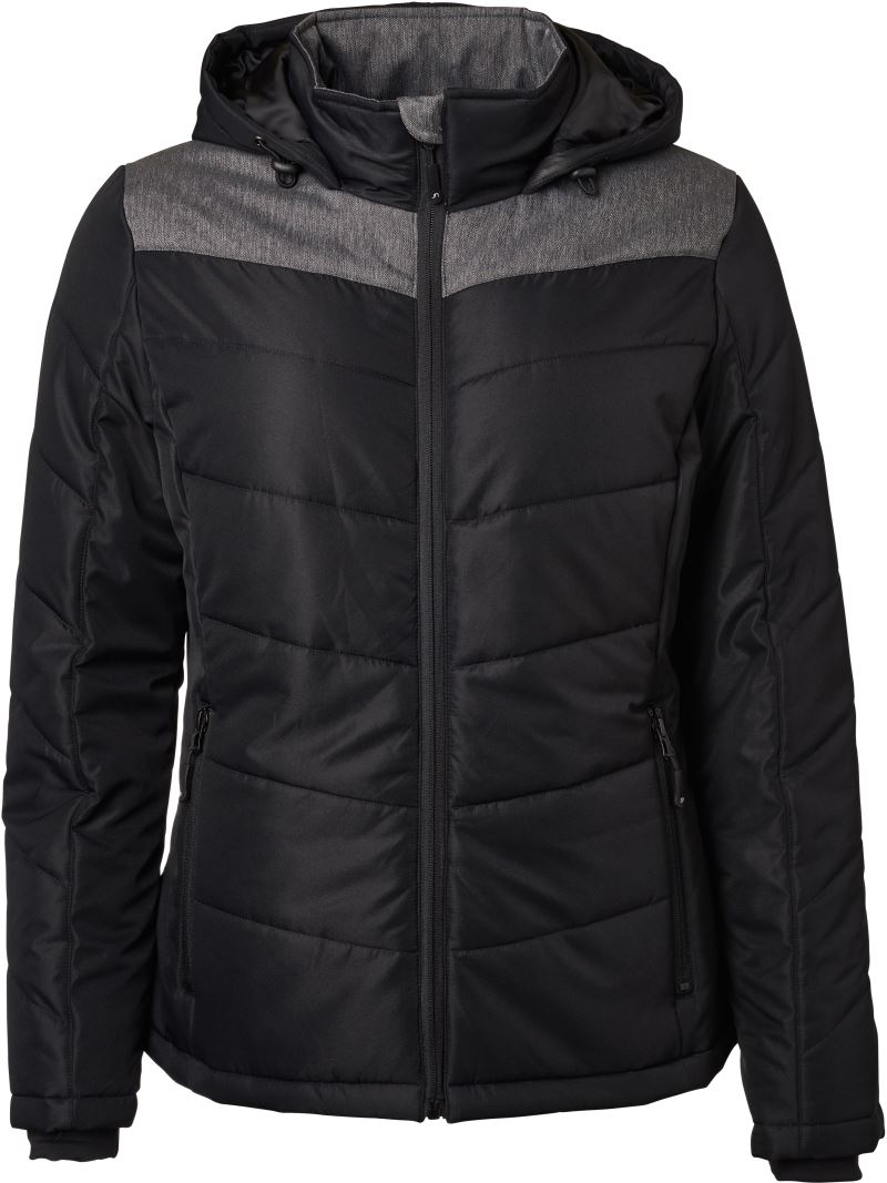 Levně Dámská zimní bunda - black/anthracite melange