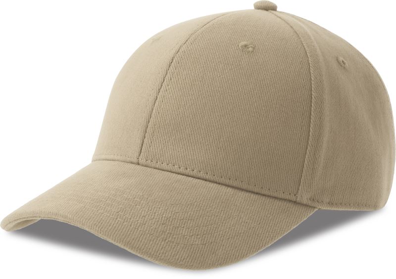 Levně 6 panelová kšiltovka z těžké bavlny - khaki