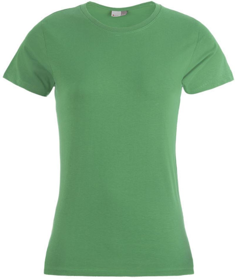 Levně Dámské tričko "Premium" - kelly green