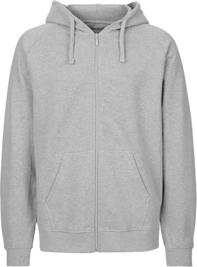 Levně Pánská mikina s kapucí z bio bavlny - sport grey