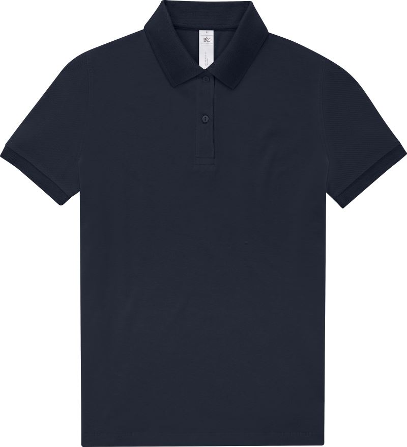 Levně Dámské piqué polo z těžké bavlny - navy pure