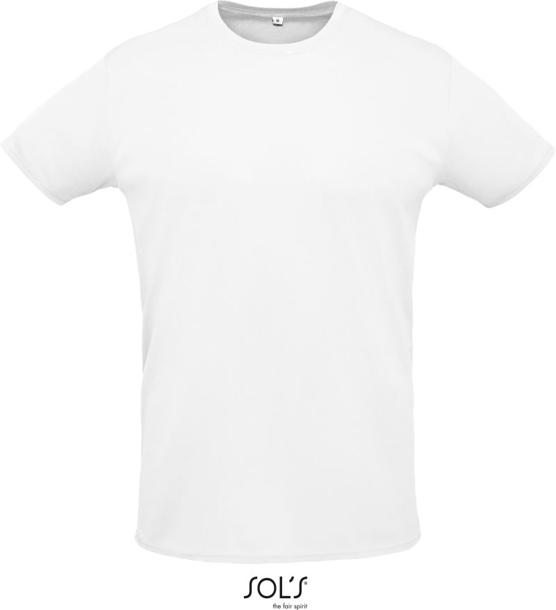 Levně Unisex piqué sportovní tričko - white