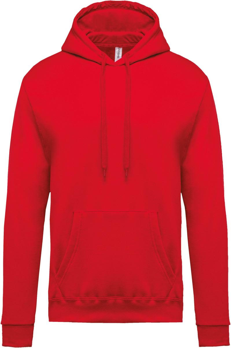 Levně Pánská mikina s kapucí - red
