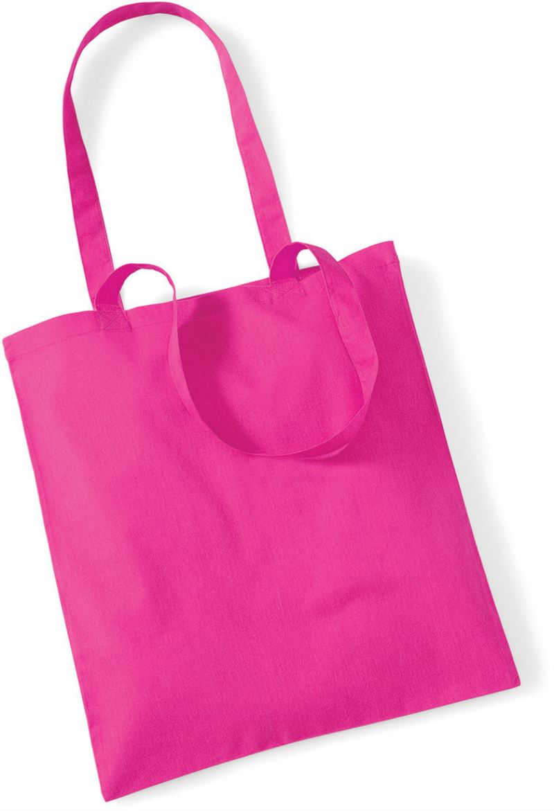 Levně Bavlněná taška "Bag for Life" - fuchsia
