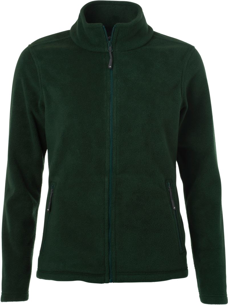 Levně Dámská mikrofleecová bunda - dark green