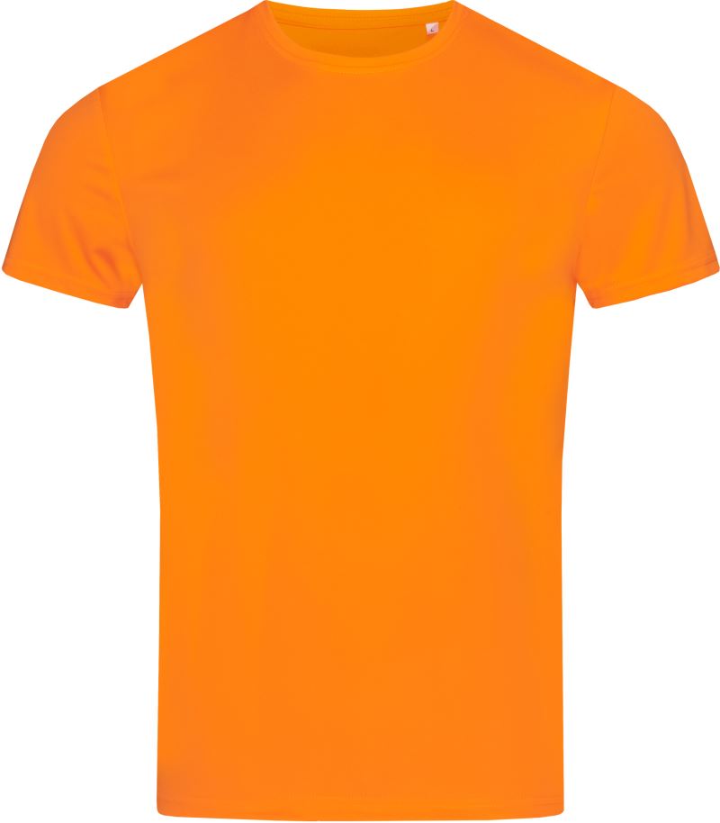 Levně Pánské sportovní tričko Interlock - cyber orange