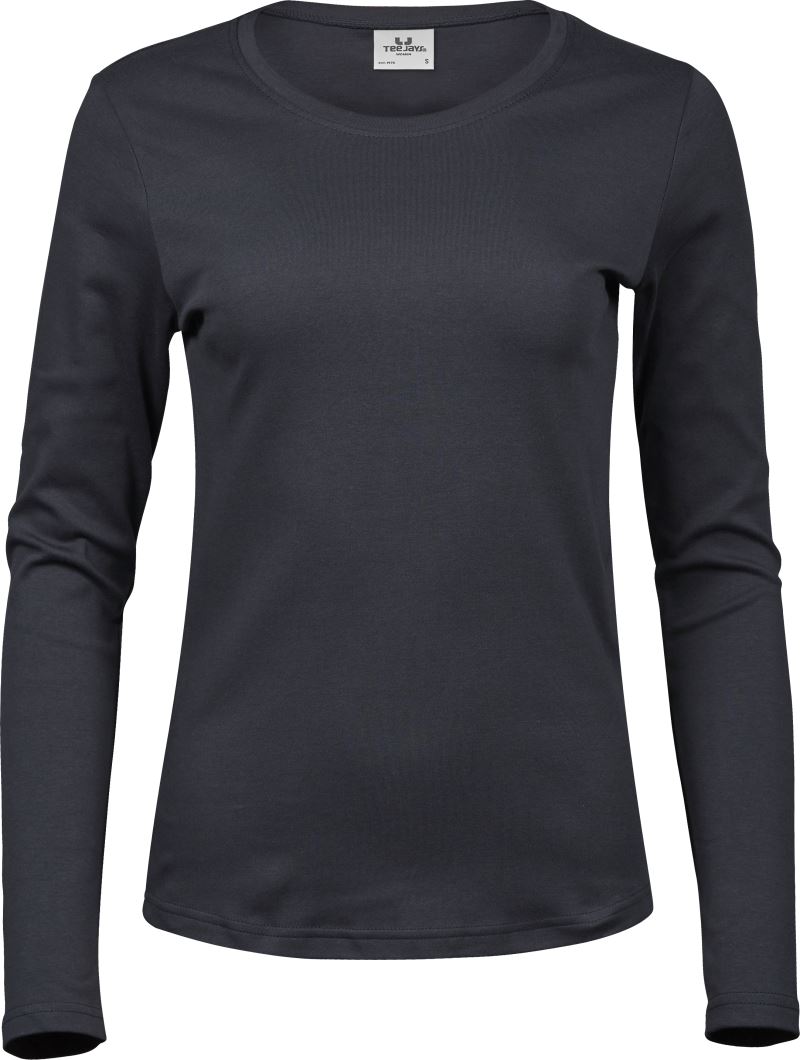 Levně Dámské tričko Interlock s dlouhým rukávem - dark grey