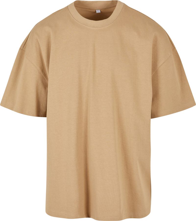 Levně Oversize tričko z tězké bavlny - union beige