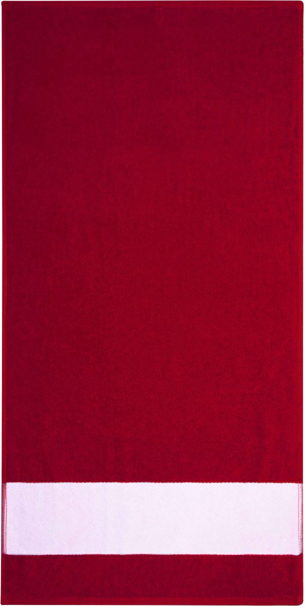 Ručník vhodný na sublimační potisk - red