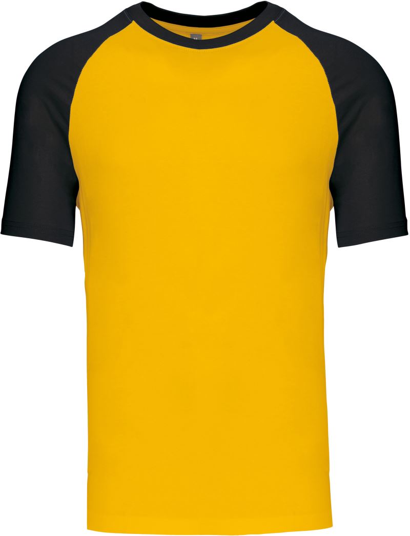 Levně Baseballové tričko - yellow/black