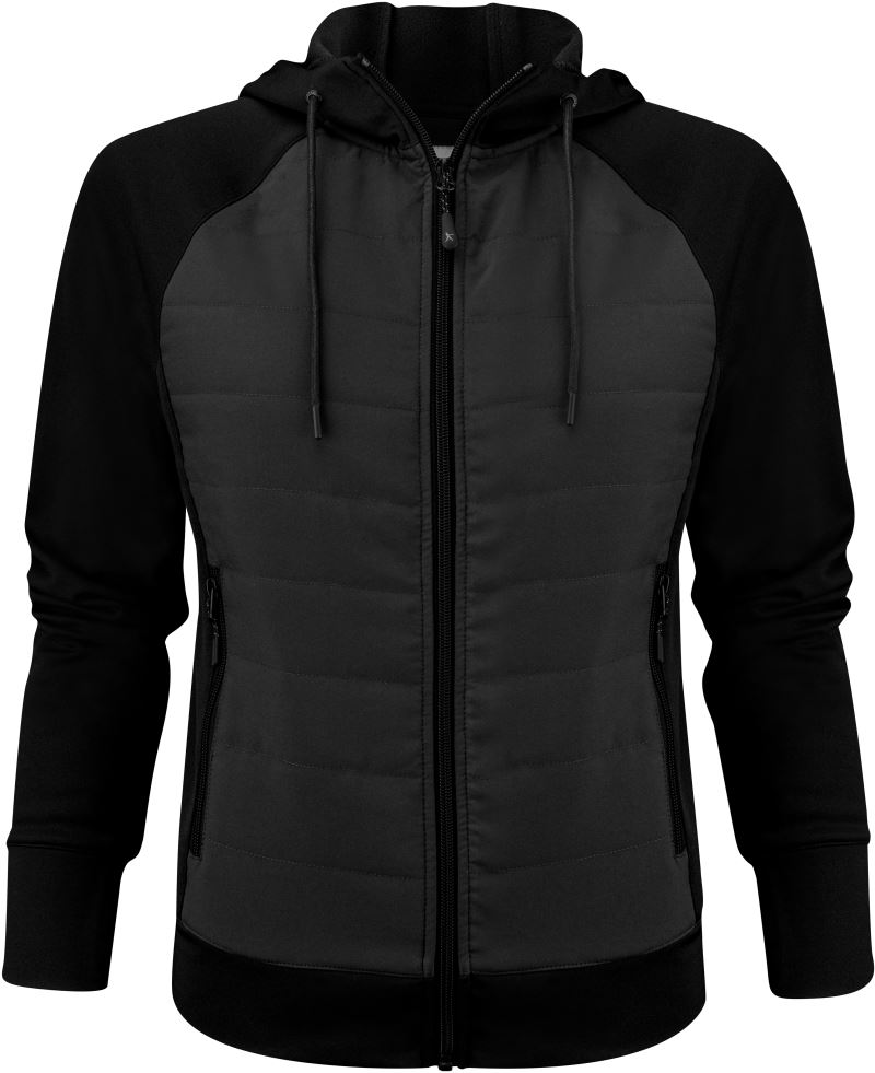 Levně Dámská hybridní bunda "Two-Tone" - black