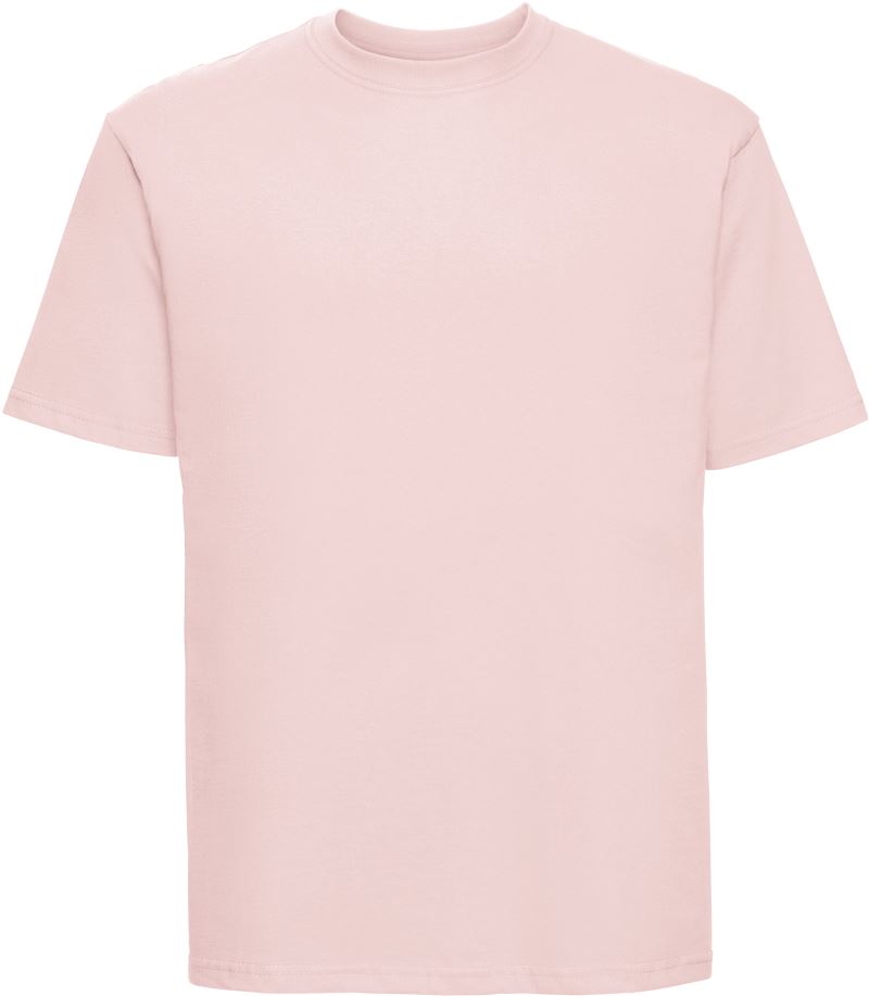 Levně Tričko z těžké bavlny "Authentic" - powder rose