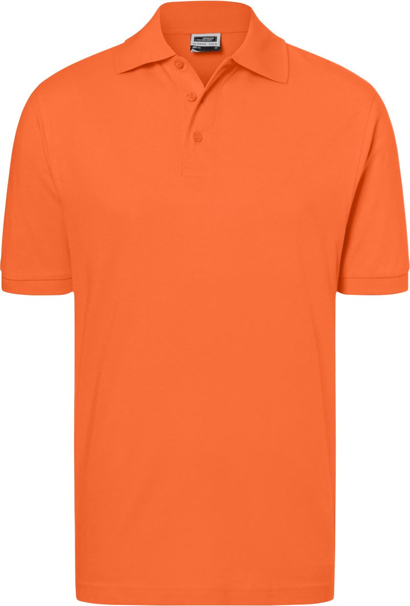 Levně Piqué polo - dark orange