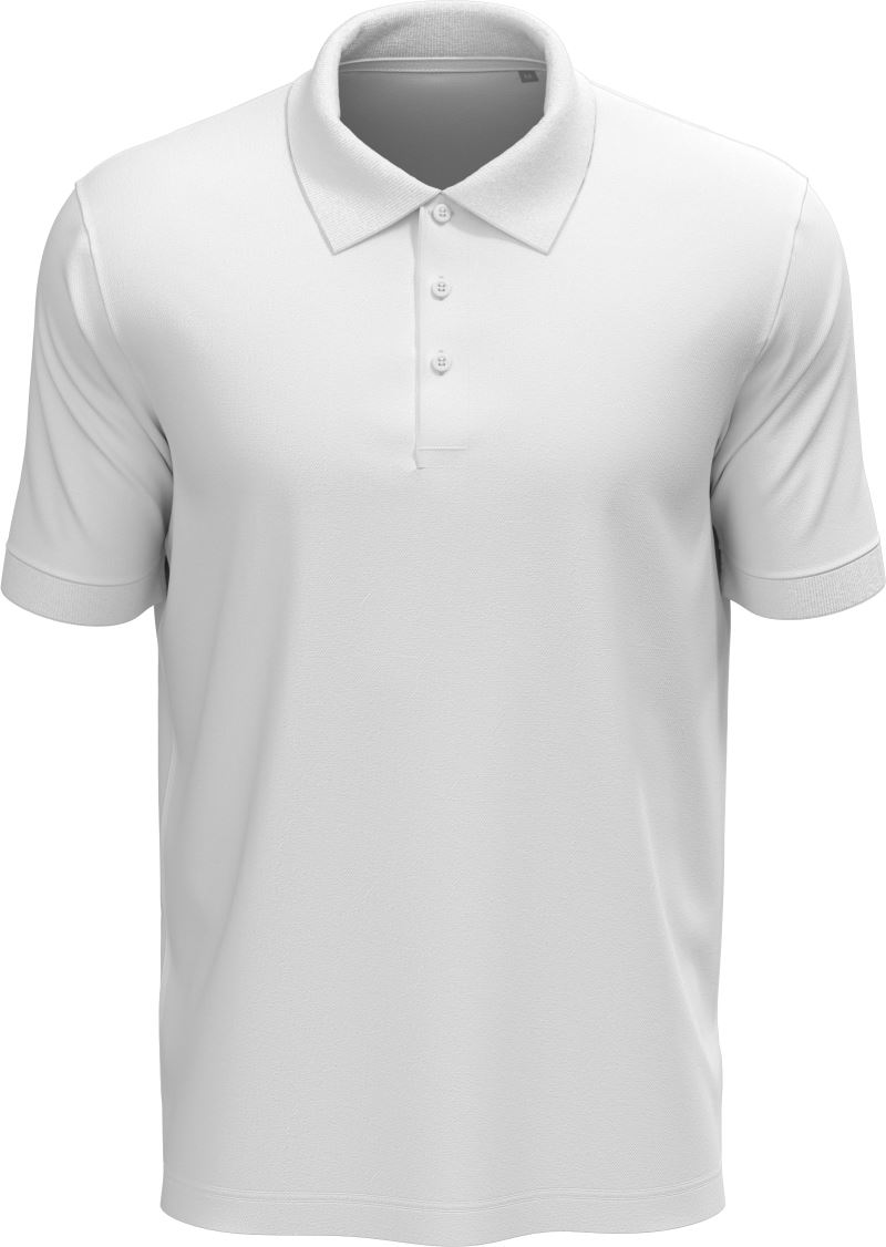Levně Pánské piqué polo "Lux" - white