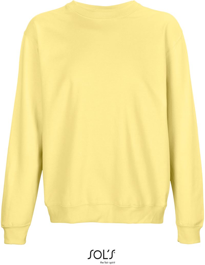 Levně Unisex mikina - light yellow