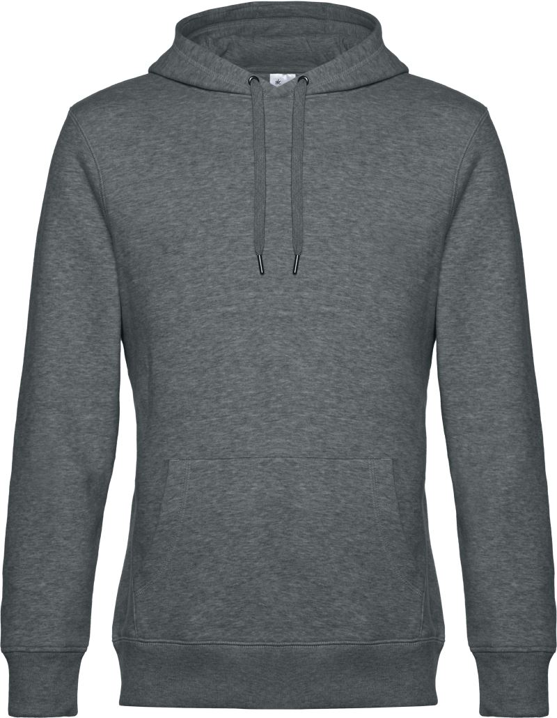 Pánská mikina s kapucí - heather mid grey
