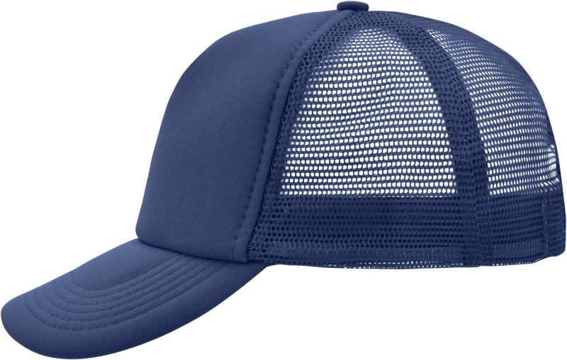 Levně 5 panelová polyesterová síťovaná kšiltovka - navy