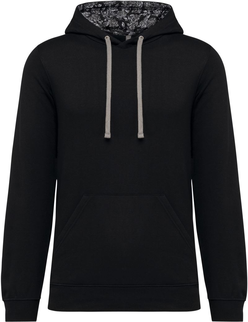 Levně Unisex mikina s kapucí - black/mexican skull
