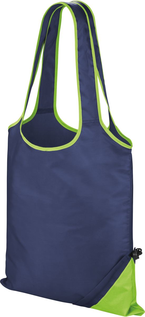 Levně Kompaktní nákupní taška - navy/lime