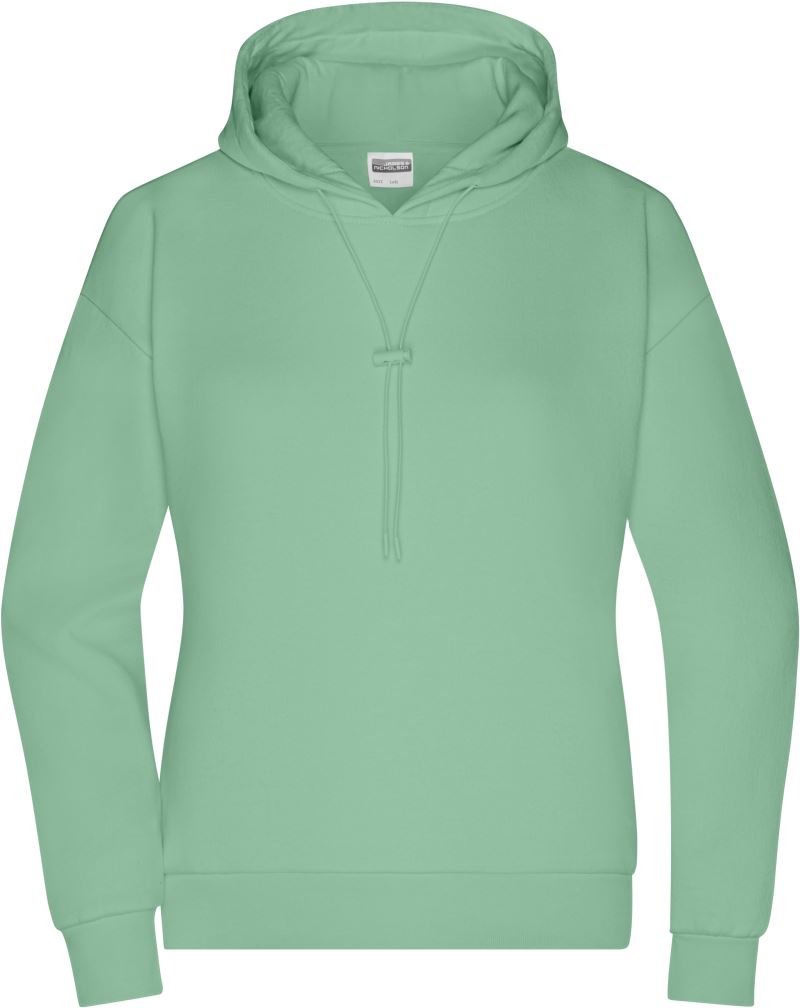 Levně Dámská mikina s kapucí "Lounge" - jade green