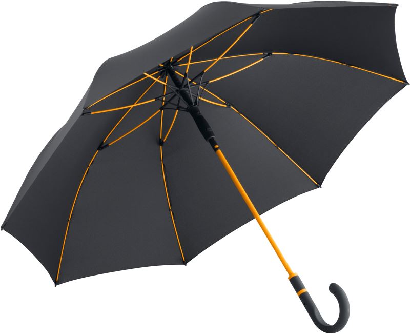 Levně AC středně velký deštník "Style" - black/orange