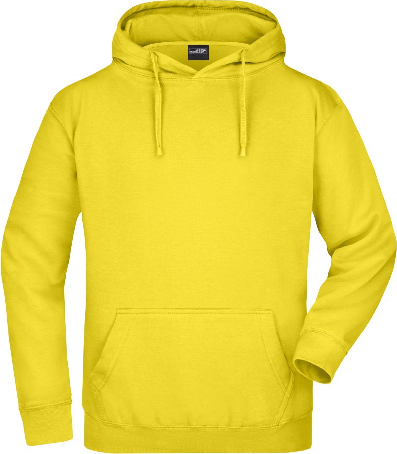 Levně Mikina s kapucí - sun yellow