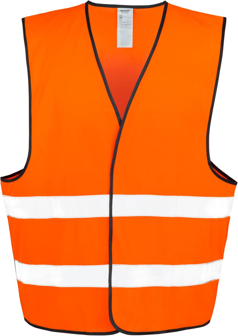 Levně Bezpečnostní vesta - fluorescent orange